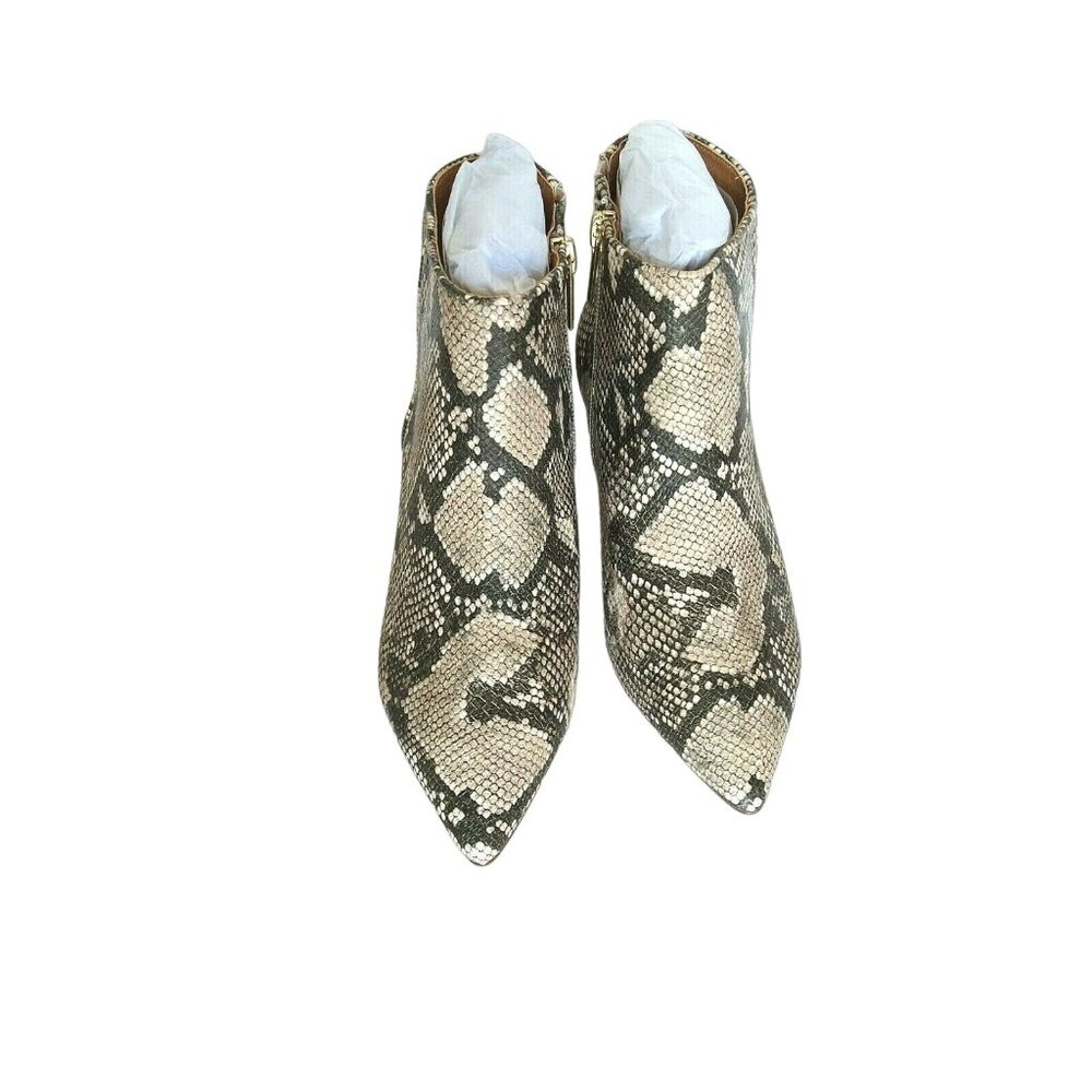 ComfortView Meredith Ankle Bootie Women Size 7 WW Snakeskin Print Kitten Heel - Picture 5 of 7